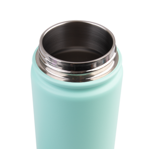 OASIS STAINLESS STEEL DOUBLE WALL INSULATED "CHALLENGER" SPORTS BOTTLE W/ SIPPER STRAW 550ML - Mint