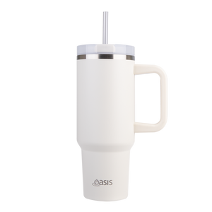 OASIS STAINLESS STEEL DOUBLE WALL INSULATED "COMMUTER" TRAVEL TUMBLER 1.2L