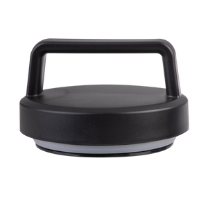 OASIS STAINLESS STEEL DOUBLE WALL INSULATED FOOD FLASK W/ HANDLE 480ML - BLACK