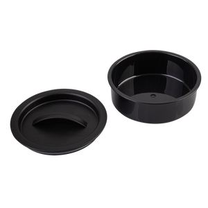 OASIS STAINLESS STEEL DOUBLE WALL INSULATED FOOD FLASK W/ HANDLE 480ML - BLACK