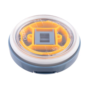 OASIS STAINLESS STEEL DOUBLE WALL INSULATED FOOD FLASK W/ QUICK RELEASE LID - Mini Food Jar - HAZY BLUE