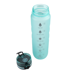 OASIS TRITAN MOTIVATIONAL SPORTS BOTTLE 1L - AQUA MARINE