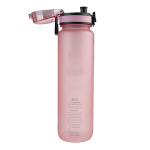 OASIS TRITAN MOTIVATIONAL SPORTS BOTTLE 1L -GLOW PINK