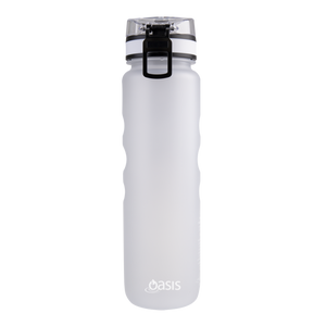 OASIS TRITAN MOTIVATIONAL SPORTS BOTTLE 1L -WHITE