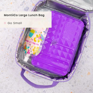 MontiiCo Large Insulated Lunch Bag - Superhero