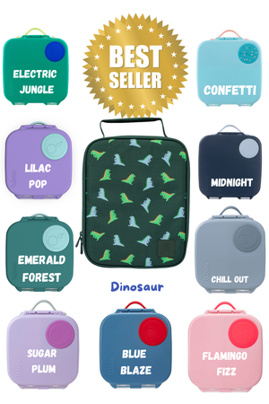 B.box Large Lunch Box, Snack Box & MontiiCo Bag Bundle | Best Primary School Lunch Bundle