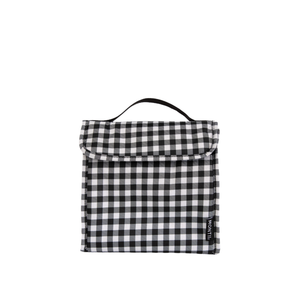 MontiiCo Insulated Lunch Carrier - Black Gingham