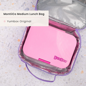 MontiiCo Medium Insulated Lunch Bag - Rainbow Roller