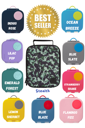 B.Box / Montiico Mini and snack box bundle (NEW LARGER SIZE BAG)