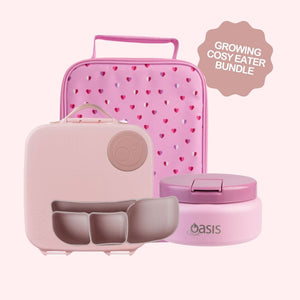 Growing Cosy Eater Bundle - Sweetheart / Blush