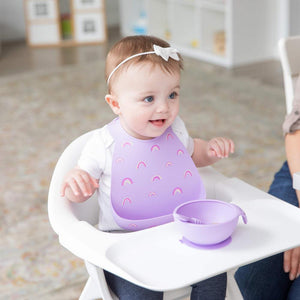 Bumkins Silicone Bib - Rainbows