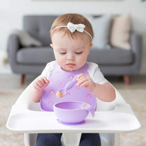 Bumkins Silicone Bib - Rainbows