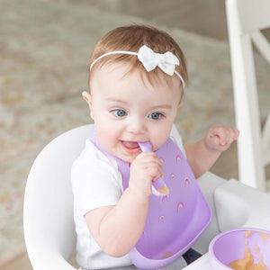 Bumkins Silicone Bib - Rainbows