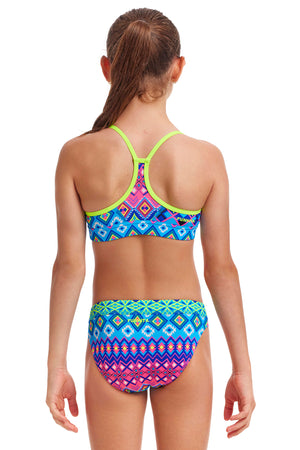 Girl's Swim Crop Top and Brief - Kris Kringle