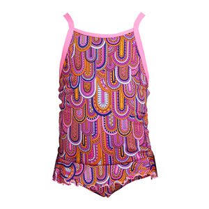 FUNKITA - LEARN TO FLY TODDLER GIRL'S BELTED FRILL ONE PIECE