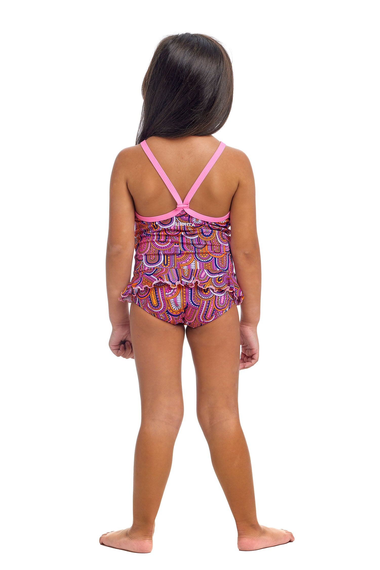 FUNKITA - LEARN TO FLY  TODDLER GIRL'S BELTED FRILL ONE PIECE