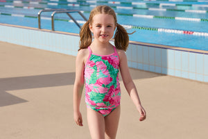 FUNKITA - TODDLER GIRLS Steady Swim Tankini and Brief - Tropic Palm