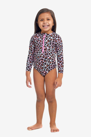 FUNKITA - SOME ZOO LIFE TODDLER GIRL'S SUN COVER ONE PIECE