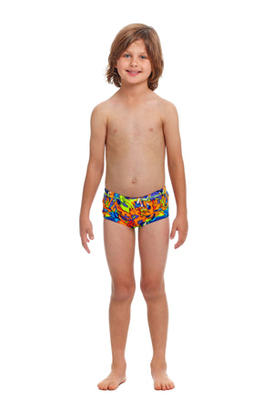 MIXED MESS TODDLER BOY'S PRINTED TRUNKS