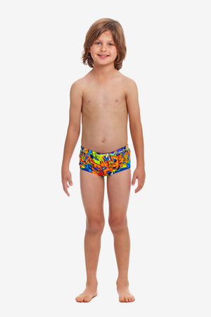 MIXED MESS TODDLER BOY'S PRINTED TRUNKS