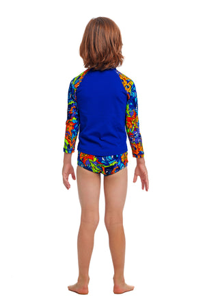 MIXED MESS TODDLER BOY'S ZIPPY RASH VEST