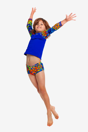 MIXED MESS TODDLER BOY'S ZIPPY RASH VEST