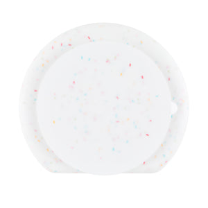 Bumkins Silicone Grip Plate - Vanilla Sprinkle