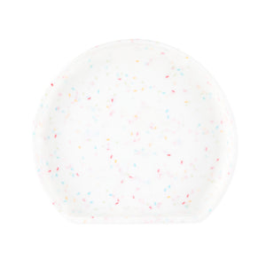 Bumkins Silicone Grip Plate - Vanilla Sprinkle