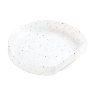 Bumkins Silicone Grip Plate - Vanilla Sprinkle