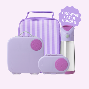 Growing Eater Bundle - Stripe Sugar Plum