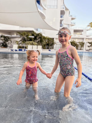 FUNKITA - LEARN TO FLY TODDLER GIRL'S BELTED FRILL ONE PIECE