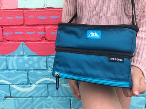 Arctic Zone Dual Lunch Bag - Sapphire Blue