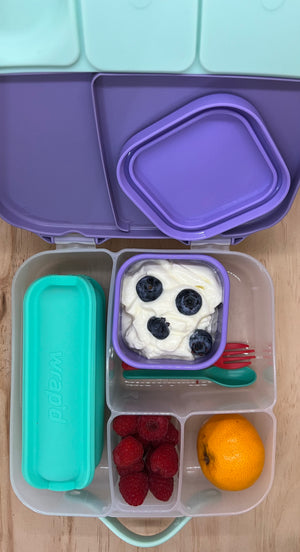 OMIE OMIESNACK SILICONE CONTAINER 280ML - PURPLE