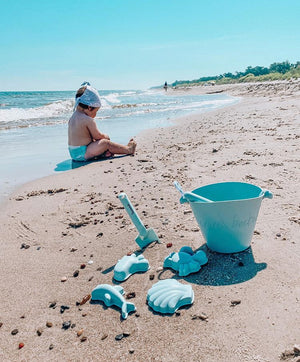 Scrunch Bucket - Blue Fish