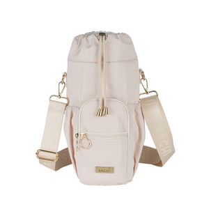 SACHI CROSSBODY INSULATED BOTTLE BAG - ALABASTER