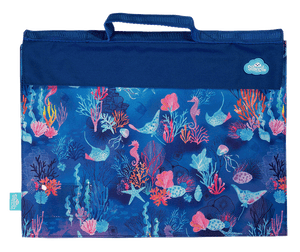 Library Bag - Coral Garden