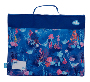 Library Bag - Coral Garden