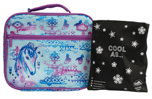Spencil Big Cooler Lunch Bag + Chill Pack -Aztec Horse