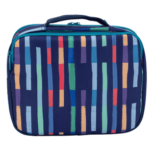 Spencil Big Cooler Lunch Bag + Chill Pack - Bright Stripes