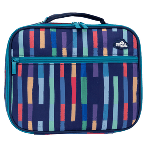 Spencil Big Cooler Lunch Bag + Chill Pack - Bright Stripes