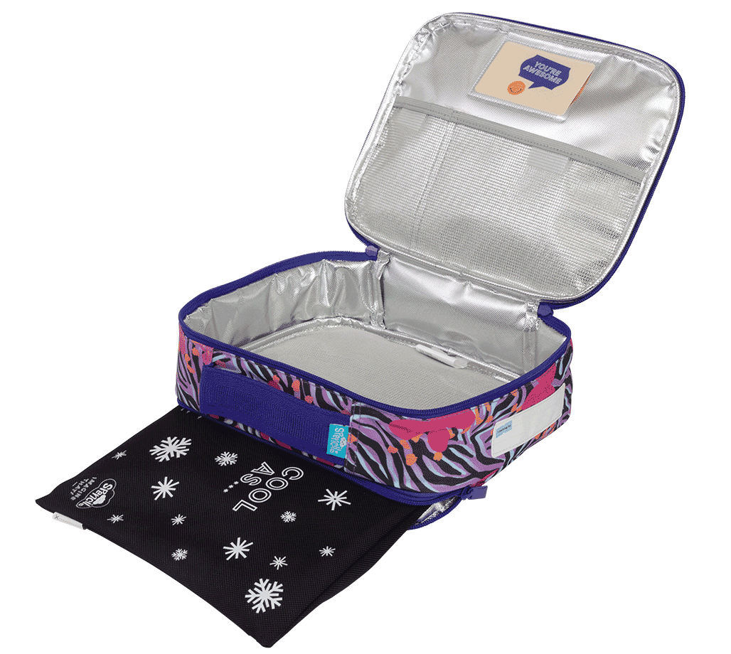 Spencil Big Cooler Lunch Bag + Chill Pack - Born To Be Wild