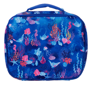 Spencil Big Cooler Lunch Bag + Chill Pack - CORAL GARDEN