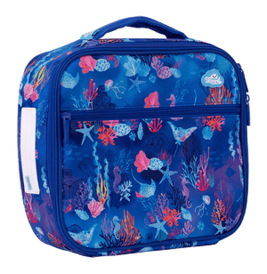 Spencil Big Cooler Lunch Bag + Chill Pack - CORAL GARDEN