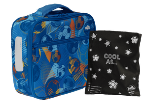 Spencil Big Cooler Lunch Bag + Chill Pack - Game On