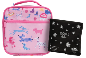 Spencil Little Cooler Lunch Bag + Chill Pack - DOODLE DOGS