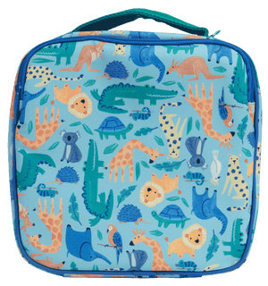 Spencil Little Cooler Lunch Bag + Chill Pack - Safari Puzzle