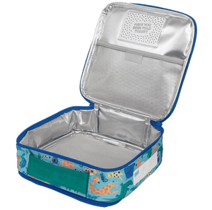 Spencil Little Cooler Lunch Bag + Chill Pack - Safari Puzzle