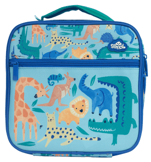 Spencil Little Cooler Lunch Bag + Chill Pack - Safari Puzzle