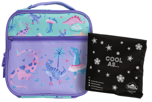 Spencil Little Cooler Lunch Bag + Chill Pack - Roar-some