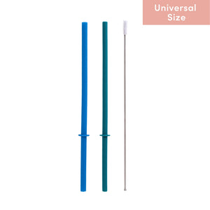 Flexi Stopper Straw Set - Pine & Reef